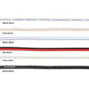 2~50m UL2468 전선 주석 도금 구리 PVC 절연 2 핀 16/18/20/22/24/26/28/30 AWG 연장 LED 스트립 케이블