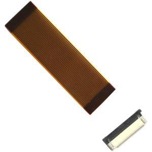 FFC FPC 노란색 평면 유연한 케이블 0.5mm 피치 6P/8P/10P/18P/24P/30P/34P/40P/50P/60P/68P/80Pin LCD 스