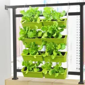 배란다 채소재배 수직 무음 정숙형 발코니 상추 화분