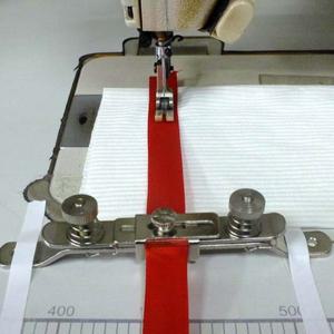 산업용 재봉틀 탄성 밴드 레이스 리본 조절 가능한 폭 장력 클램프 자동차 액세서리 도구