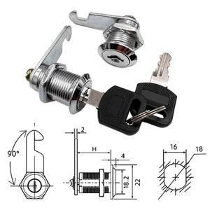 5/20 세트 키가있는 서랍 잠금 장치 사서함 용 가구 하드웨어 캠 16MM/20MM/25MM/30MM fechadura