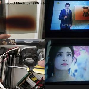 GE 1pcs 편광 필름 열 절연 유리 4인치 LCD 미니 Led 프로젝터 수리용 UC40 Rigal용