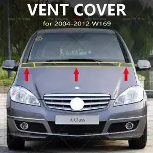 호환  2004-2012 W169 메르세데스 A 클래스 A150 A160 A170 A180 A200 프론트 후드 벤트 커버 그릴 1698300