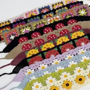 [신상오픈런]여성용 러블리 수세미 패턴 수공예 꽃 머리띠 (33650378)