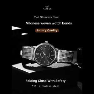 호환  MAIKES 럭셔리 316L 스테인레스 스틸 시계 스트랩 오메가 IWC Breitling 시계 밴드 20mm 21mm 22mm