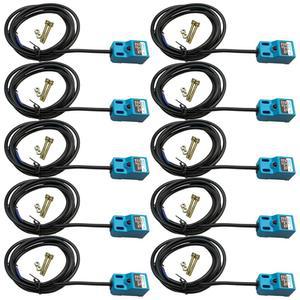 DC 10-30V 300mA 3와이어 유도 근접 센서 스위치 SN04-N NPN 정상 개방 NO 감지 거리 4mm 스위치(10팩)