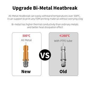 애니큐빅 코브라 S1용 바이메탈 핫엔드 키트 업그레이드, 노즐 프린트 헤드 액세서리 포함