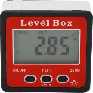 디지털 레벨 박스 자기 각도계 휴대용 경사계 정확한 큐브 목공용 미니 측정 도구