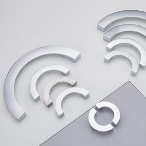 간단한 크롬 반원형 캐비닛 도어 핸들 라운드 옷장 서랍 손잡이 골드 블랙 주방 가구 홈 인테리어