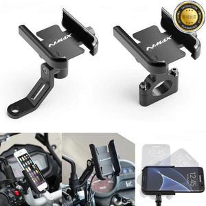 Yamaha Nmax 125 NMAX125 액세서리 오토바이 핸들 바 휴대 전화 홀더 GPS 스탠드 브래킷