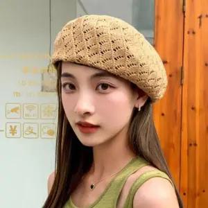 [패션] 챙없는 화가 모자 작업 남자 인기 여자 빵모자 베레모