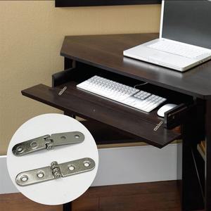 2pcs 180도 접이식 힌지 플랩 나사식 재봉틀 캐비닛 도어 가구 하드웨어 액세서리