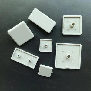 10pcs 알루미늄 프로파일 엔드 캡 2020 3030 4040 4545 EU 용 플라스틱 커버 플레이트 검정색