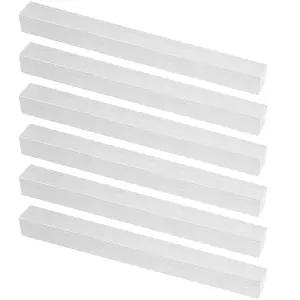 MUKCHAP 6개 알루미늄 바 12 x 1 인치 정사각형 판 6061 솔리드 블록