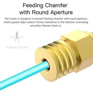 Creality 3D 프린터 노즐 Ender-3 Serie/Ender 5 Serie/CR-6 SE 0.2/0.3/0.4/0.5/0.6/0.8mm 핫엔드 압출기