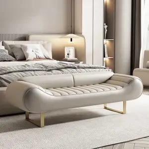럭셔리 벤치 침대 발받침 긴의자 거실 침실 매장용 가정용