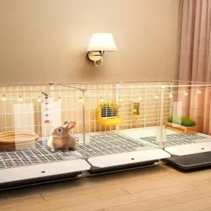토끼 케이지 울타리 방수 경량 사육장 판넬 야외 아크릴