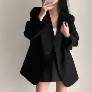 루타꽁몰 캐주얼 가을 여친 재킷 코트 슬림핏 브이넥 솔리드 정장 상의 HO3