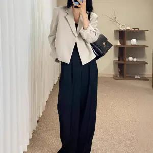 루타꽁몰 여성 가을 코트 재킷 긴팔 칼라 클래식 정장 HO3