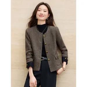 루타꽁몰 가을 여친 정장 재킷 코트 슬림핏 라운드 스몰 HO3