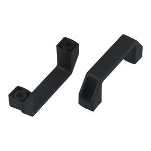 2PCS 캐비닛 핸들 두꺼운 도어 검은 플라스틱 산업용