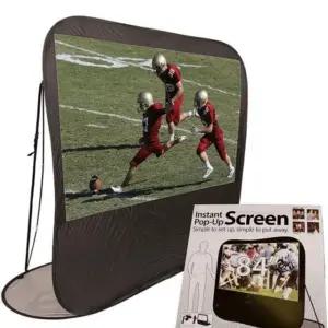 가정 캠핑 야외 휴대용 빔 프로젝터 원터치 스크린 Avy6+5xmU