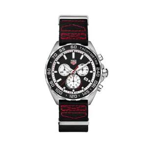 CAZ101E.FC8228 포뮬러1 남성 패브릭 쿼츠 43mm