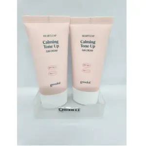 구달 맑은 어성초 진정 수분 톤업 선크림 50ml 1+1총2개 한국k뷰티 스킨케어