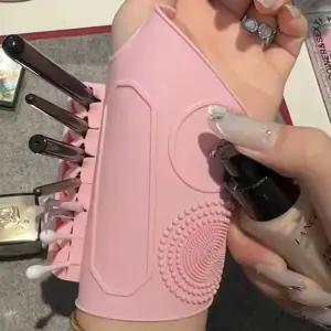 휴대용 메이크업 팔레트 손목 브러쉬 홀더 화장 도구 WFLN1UJ