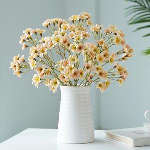 실크 카네이션 인공 꽃, 가짜 꽃 장식 어버이 날 선물, 웨딩 꽃다발, 포크 3 개