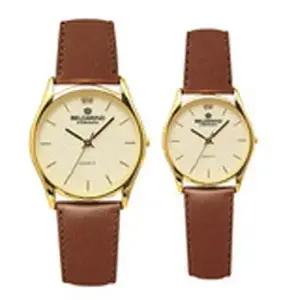 심플 라운드 커플 금장시계 BC204YMF 남녀커플시계 남녀손목시계 커플시계 시계