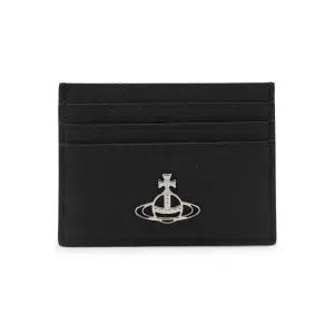 26SS ORB 로고 플랫 카드지갑 블랙 54030006W L001N N401