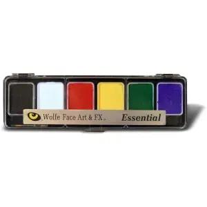 울프 페이스 아트 및 FX 팔레트 - 에센셜 하이드로컬러(6가지 색상)