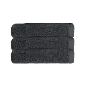 아트미즈 호텔타올 시그니처 소프트 40수 코마사 200g 딥 그레이 3장