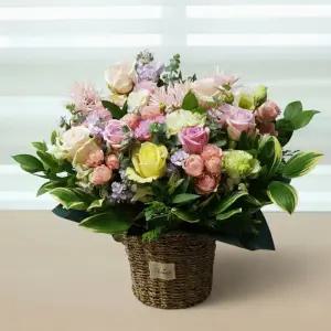 이지플라워 꽃바구니 누구보다널사랑해 생일 축하 꽃배달 선물