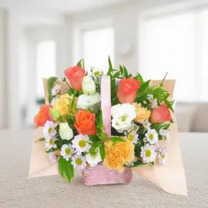 이지플라워 꽃바구니 스위트드림 생일 축하 꽃배달 선물