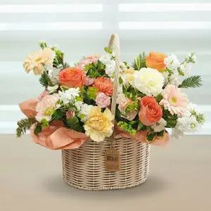 이지플라워 꽃바구니 하늘같은사랑 생일 축하 꽃바구니 사랑고백 꽃선물 기념일 선물 생화 꽃배달