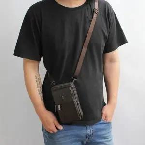 [룽스]패션가방 심플 가죽 미니크로스백