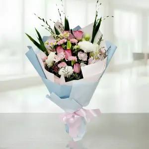 이지플라워 꽃다발 블레싱유 기념일 고백 축하 생일 선물 꽃배달