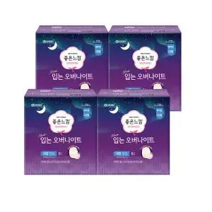 좋은느낌 오리지널 입는 오버나이트 팬티형 생리대 소형 중형 대형 8매 4EA
