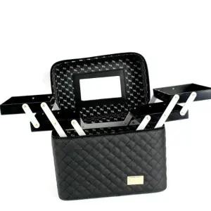 [룽스]심플한파우치 정리함 메이크업 박스 3단