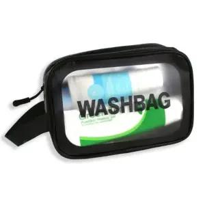 [룽스]방수 세면도구 심플한파우치 가방 블랙