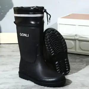 [룽스]미들 레인부츠 중목 장화 작업화 낚시