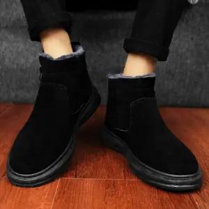 [룽스]기모 숏부츠 겨울 털부츠 슈즈 스웨이드