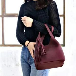 [룽스]장식 입체적 디자인 데일리 토트백