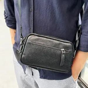 [룽스]크로스백 외출가방 휴대폰 가죽 스퀘어