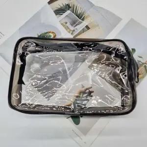 [룽스]방수 블랙 여행용파우치 PVC 다용도파우치