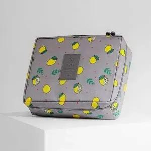 [룽스]다용도 수납 대용량 그레이 화장품 여행용