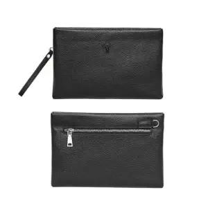 [룽스]가죽클러치백 소형 블랙 손가방 클러치백
