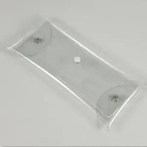 [룽스]똑딱이 사각파우치 비닐파우치 중형